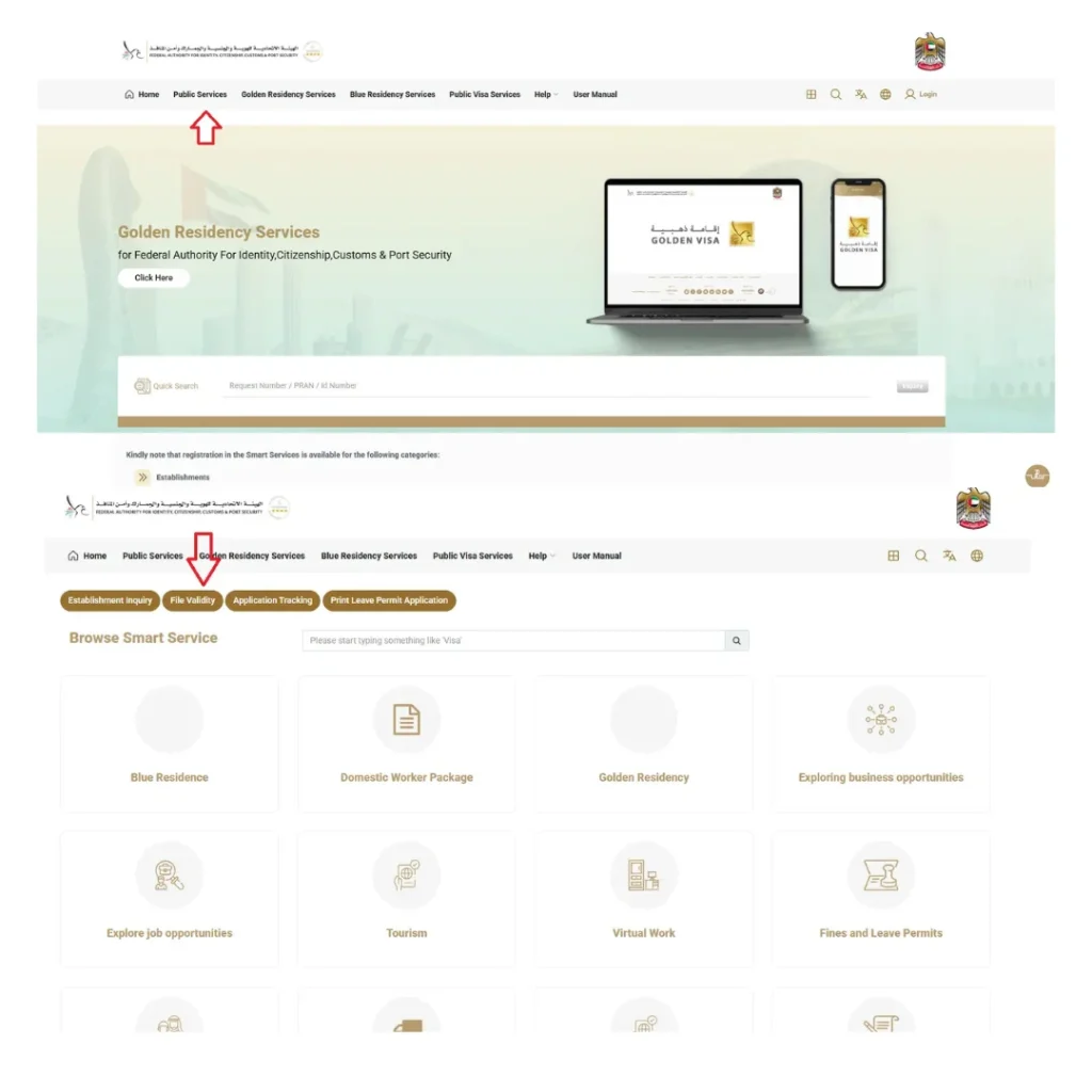 icp-website-navigation-click-public-services-then-select-file-validity-option-to-access-file number.