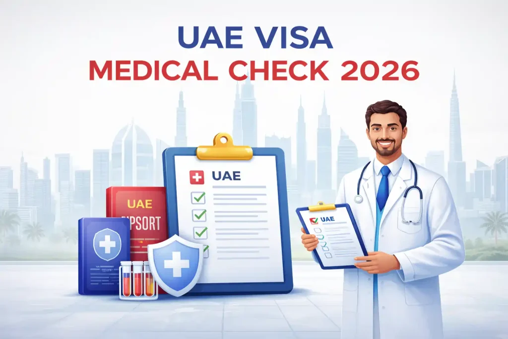 uae-visa-medical-check-2026-doctor-passport-test-results-checklist-and-health-screening-process-illustration
