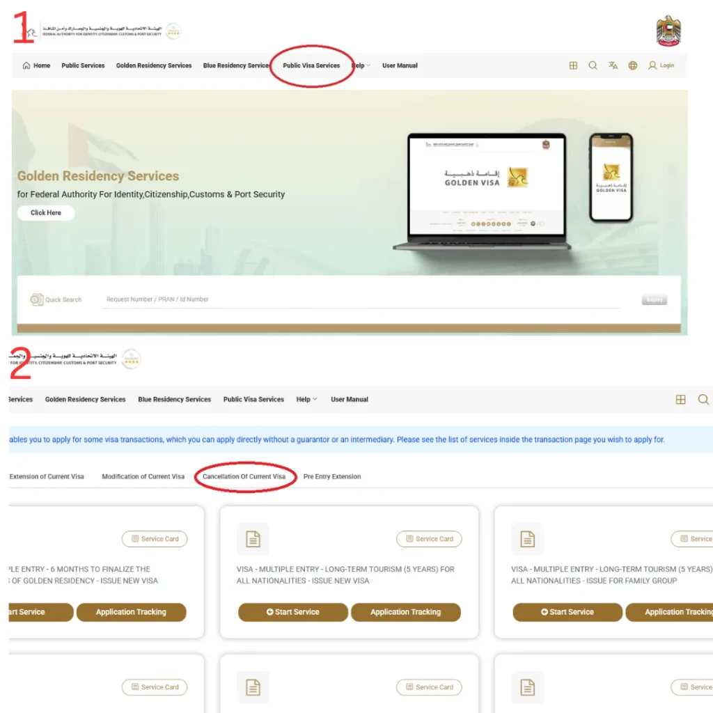 uae-visa-portal-interface-highlighting-public-visa-services-and-cancellation-of-current-visa-navigation-steps