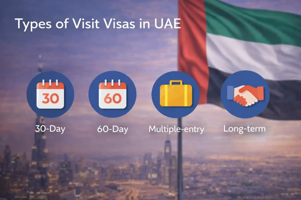 uae-visit-visa-types-showing-30-day-60-day-multiple-entry-and-long-term-options-with-uae-flag-background